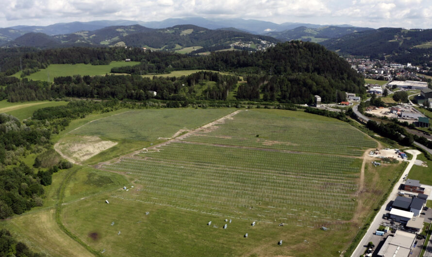 Fokus auf den größten Photovoltaik-Park Österreichs